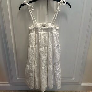 NWT Crown & Ivy Cabana White Dress Size S